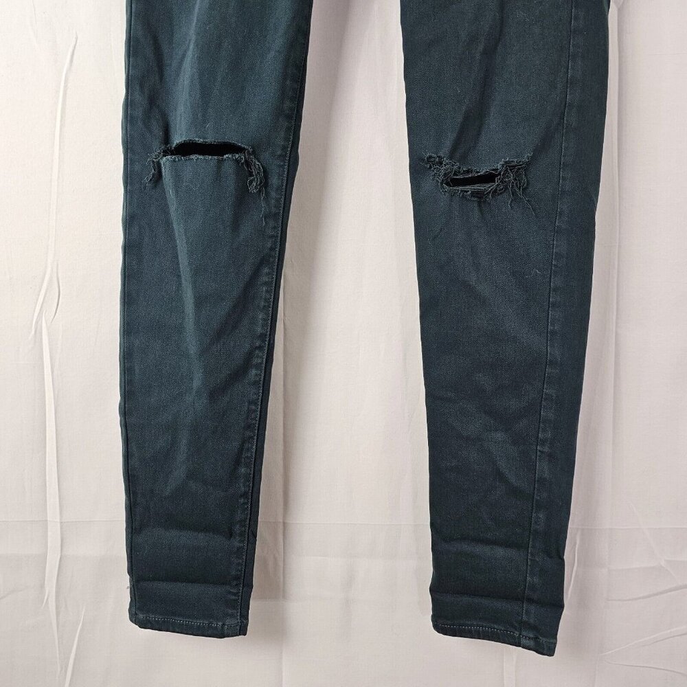 American Eagle Jegging Jeans Womens Size 4 Green Ne(x)t Level Stretch Hi Rise - Picture 10 of 12
